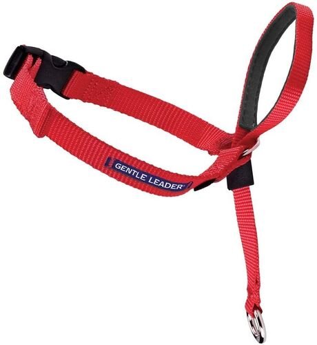 Gentle Leader Head Collar in Red - 26-60lbs