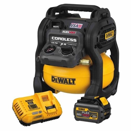 60V Max FlexVolt 2.5 Gallon Cordless Air Compressor Kit