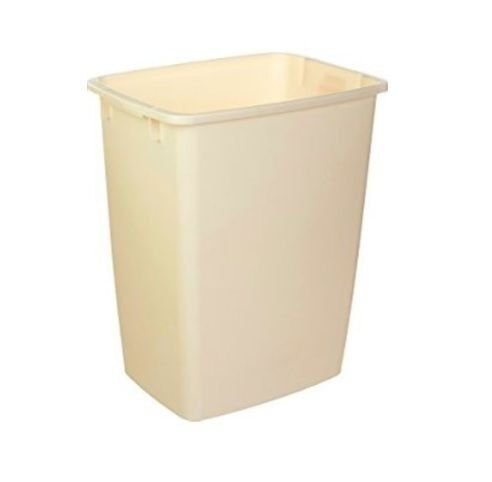 36 Qt Bisque Large Rectangle Wastebasket