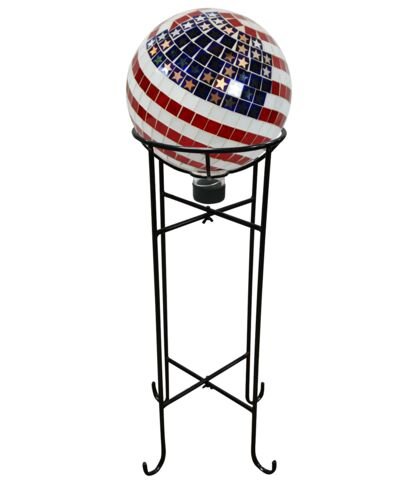 24" Metal Gazing Globe Stand