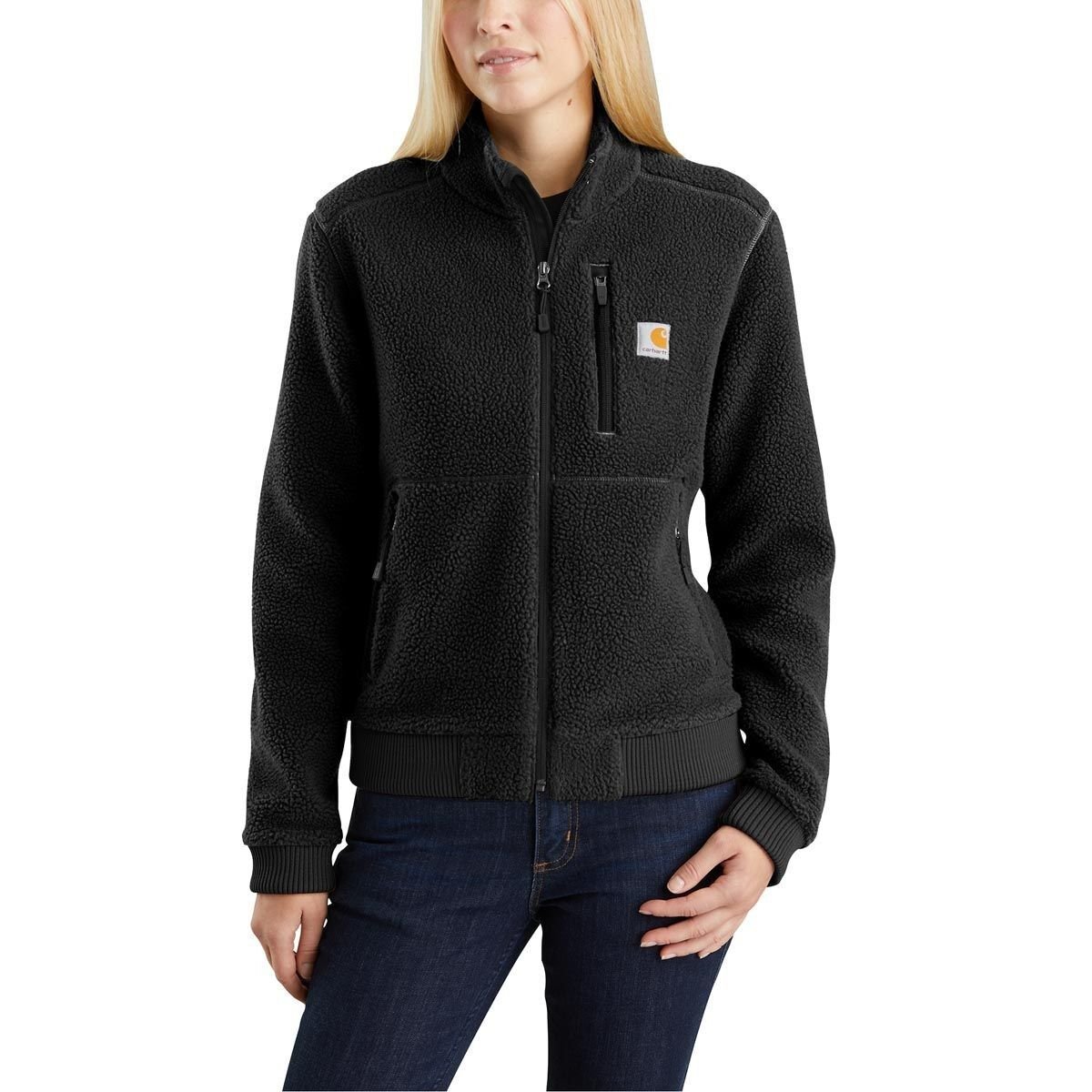 Women's High Pile Full Zip Fleece Jacket