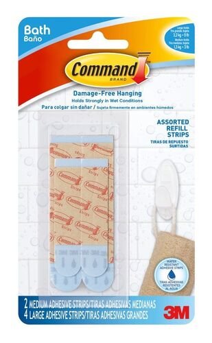 Command White Medium 3 lbs Hook Kit