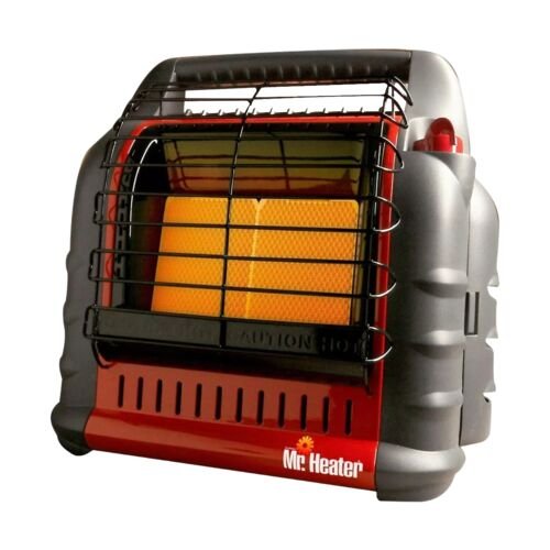 18,000 BTU Big Buddy Portable Propane Heater (No Fan) in Red