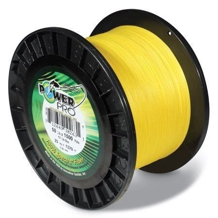 30 Lbs x 150 Yards Hi-Vis Yellow Braided Fishing Line