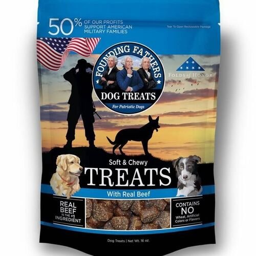 Soft Chewy Beef Dog Treat 16 oz Bag