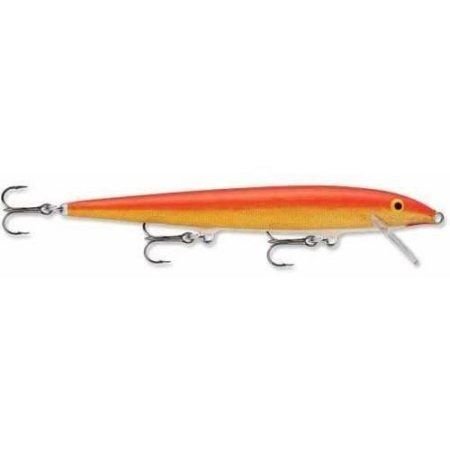 4 3/8" 3/16 Oz Gold Fluorescent Red Original Floating Lures