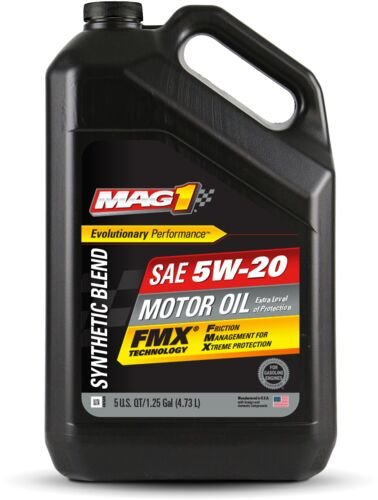 5W-20 Synthetic Blend Motor Oil - 5 Quart