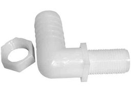 11/16" Male UN Thread Elbow Adapter With Hose Barb