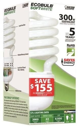 Compact Fluorescent Lamp 65 W 120 V