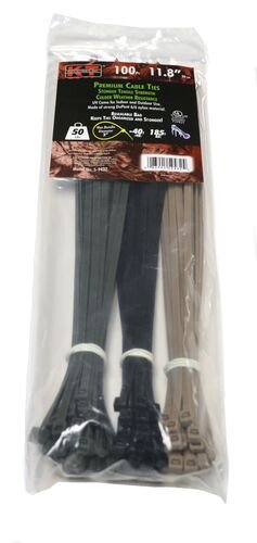 11.8" Standard Duty Cable Ties in Camo - 100/pk