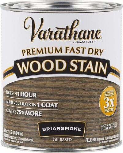 Premium Fast Dry Wood Stain Cabernet Paint - 1/2 Pint