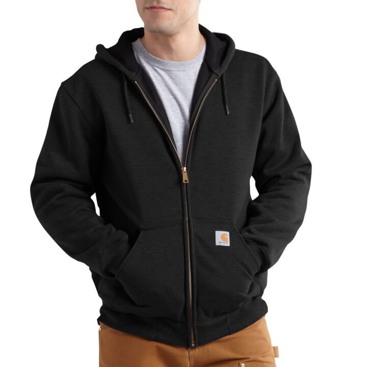 Men's Rain Defender Thermal-Lined Hooded Zip-Front Sweatshirt