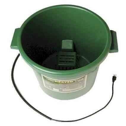 16 Gallon Plastic Heated Tub - 200 Watts