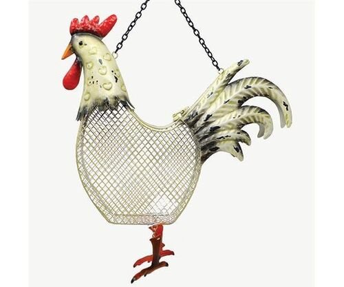 Rooster Mesh Bird Feeder