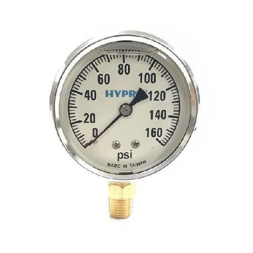 2 1/2" 160 PSI Glycerin Filled Gauge