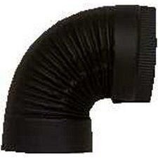 Black Crimped Elbow