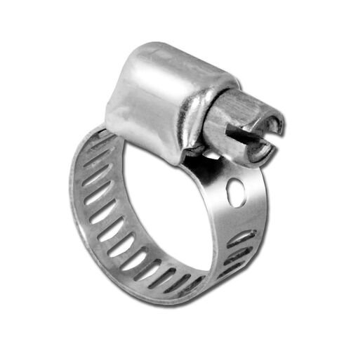 1/4" - 5/8" Size 4 Stainless Steel Hose Clamp