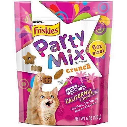 Party Mix California Dreamin' Crunch Cat Treats - 6 oz