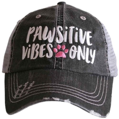 Pawsitive Vibes Only Women's Trucker Hat