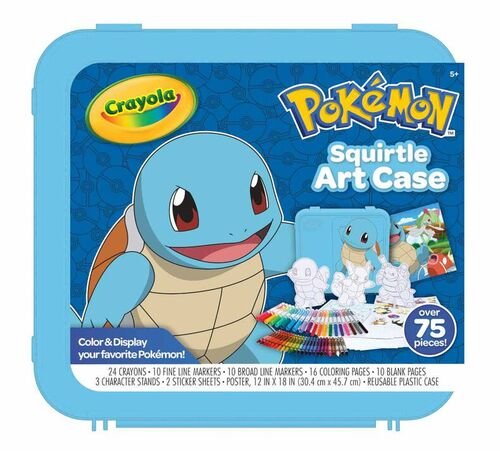 Pokémon Coloring Art Case Squirtle - 75+ Pcs