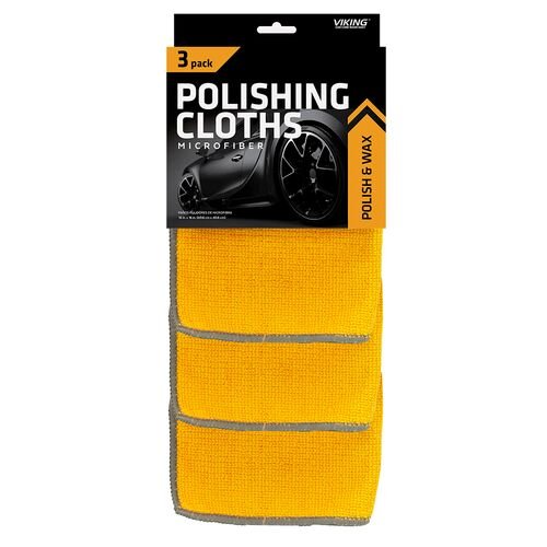 3 Pack Microfiber Polishing Cloth