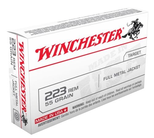 223 55 Grain FMJ Ammunition 20 Rounds