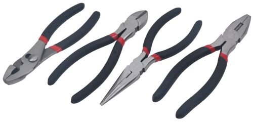 6" 4 Piece Plier Set