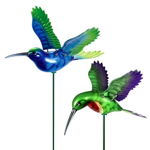 Hummingbird Plant Stake - Assorted