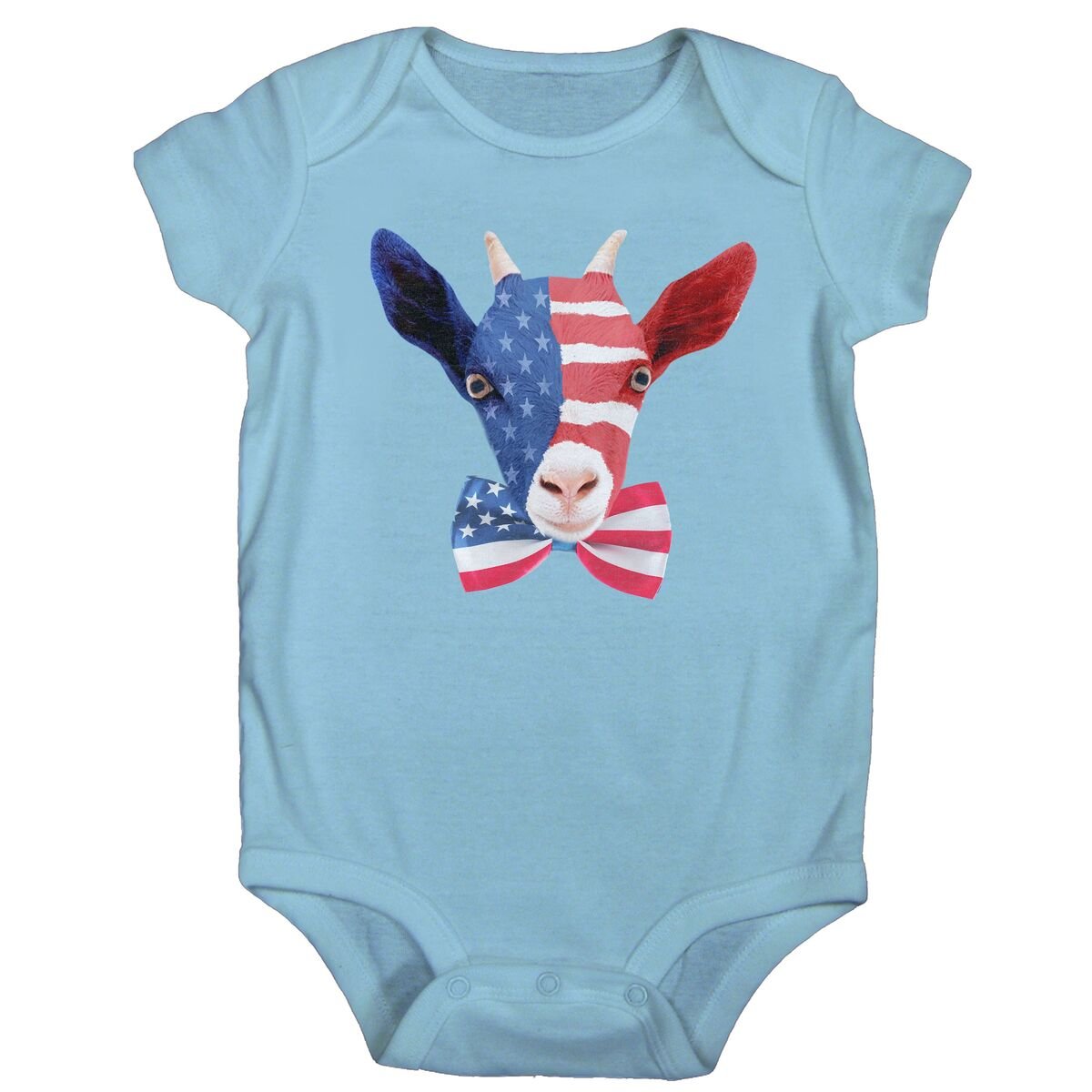 Infant Baby Goat USA Onesie