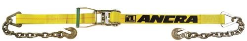 2" x 27' Ratchet Strap with Chain Hook