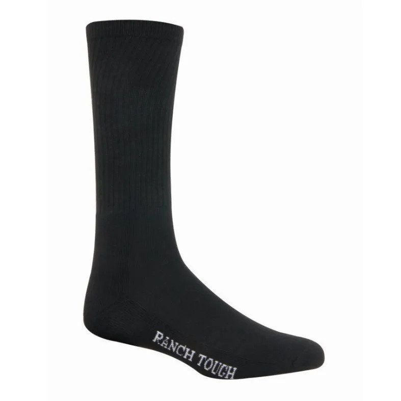 Men's 6 Pack Ranch Tough Performance Crew Sock