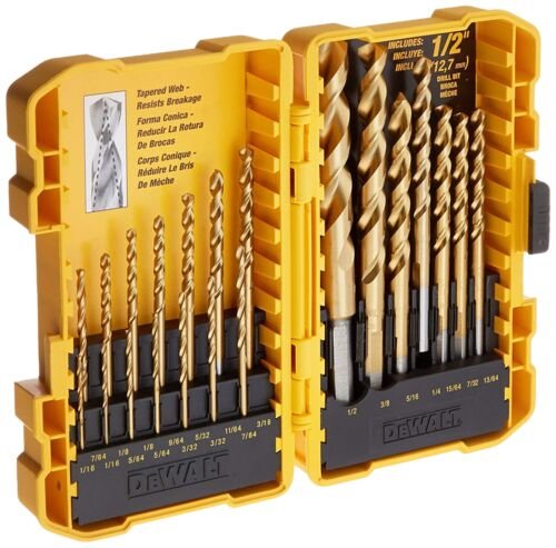 21 Piece Titanium Drill Bit Set