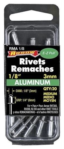 1/8 x 1/4" Medium Aluminum Blind Rivet