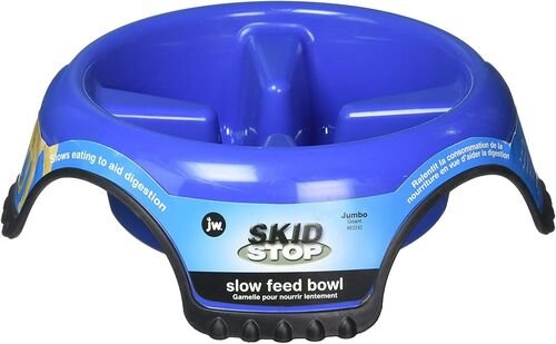 Jumbo Skidstop Slow Feed Bowl 6 Cups- Assorted Colors