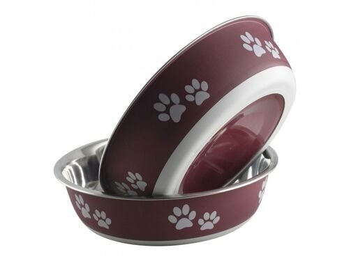 Stainless Steel Buster Bowl in Merlot 17 cm - M