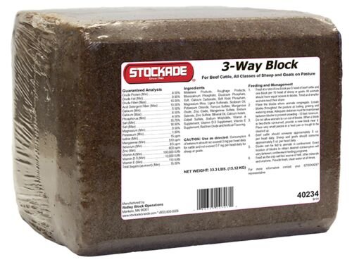 MINERAL 3 WAY  33.3 LB BLOCK