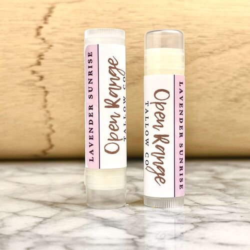 Lavender Sunrise Tallow Lip Balm