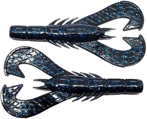 Googan Baits 3" Krackin Craw Soft Plastic Black/Blue