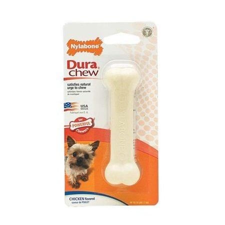 Dura Chew Petite Chicken Flavored Bone Dog Chew Toy