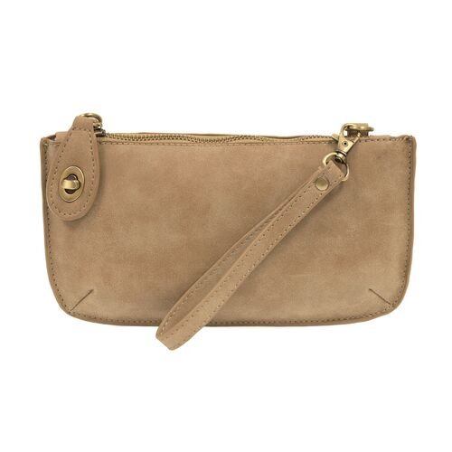 Lux Crossbody Wristlet Clutch - Sand