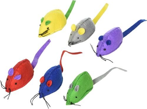 Felt Mice with Catnip Cat Toy