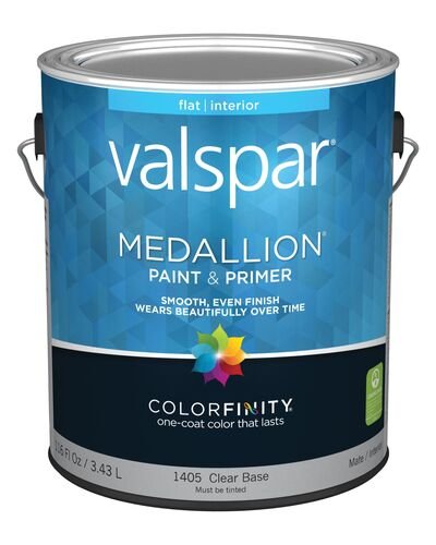 Medallion Flat Finish Interior Clear Base - 1 Gallon