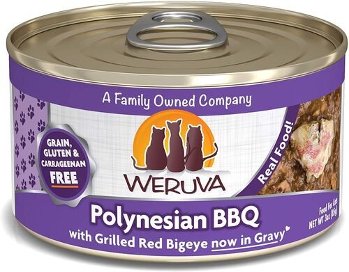 Polynesian BBQ with Grilled Red Big Eye Canned Cat Food 3 oz