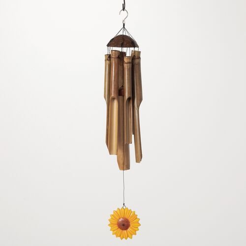 Flower Bamboo Chime - Sunflower