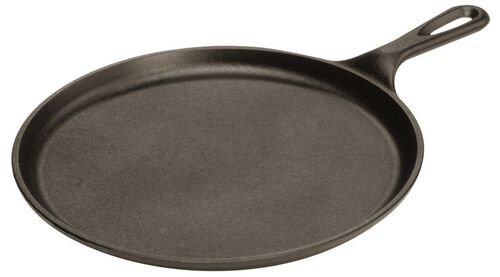 Cast Iron 10.5" Pre-Seasoned Round Griddle