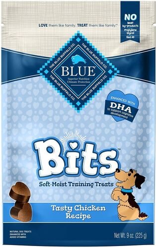 Chicken Blue Bits Natural Soft-Moist Training Dog Treats - 11 oz