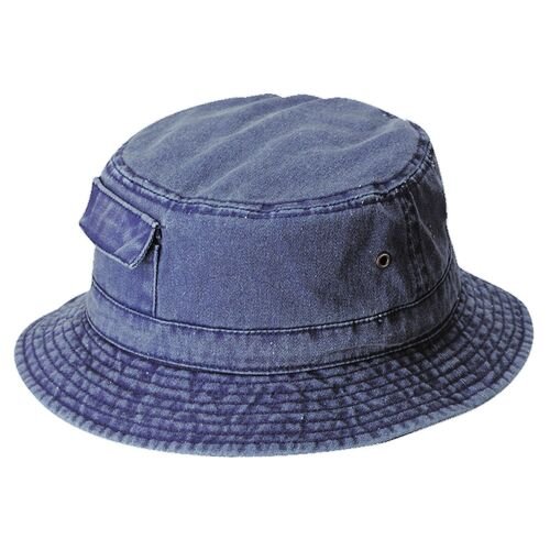 Men's Bucket Hat W/Cargo Pocket