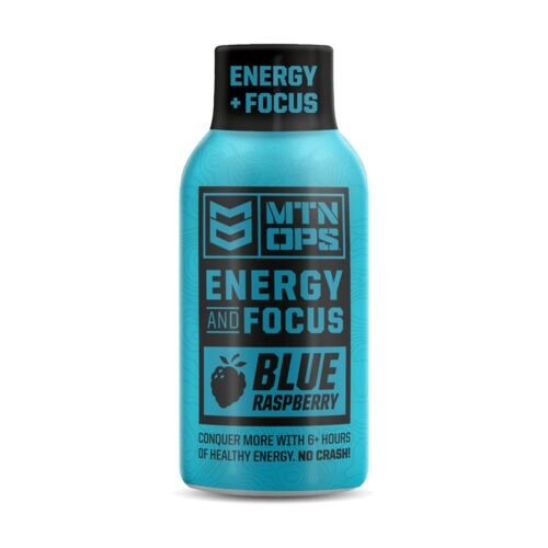 Energy Shots Blue Raspberry Drink