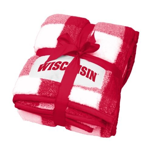 Wisconsin Badgers Buffalo Check Frosty Fleece