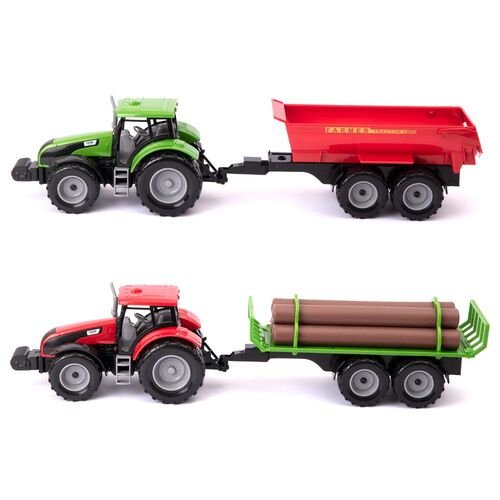 2071 Premium Tractor & Trailer 1:32 Scale - Assorted